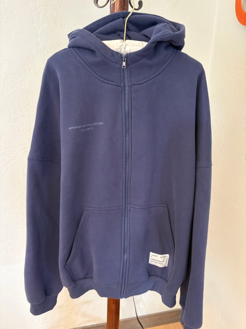 Comfrt clothing affirmation collection hooded sweatshirt. 
Unisex
